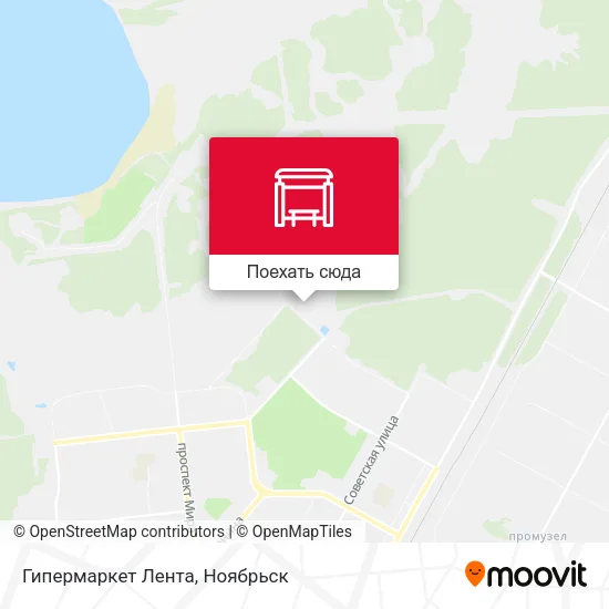 Карта Гипермаркет Лента