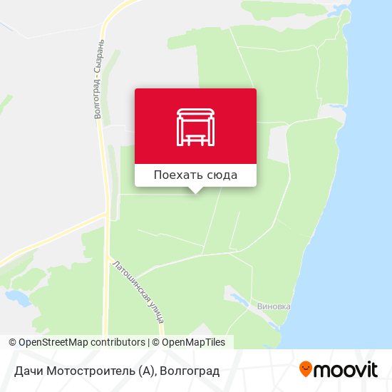 Карта Дачи Мотостроитель (А)