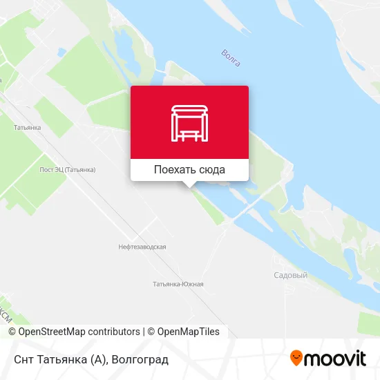 Карта Снт Татьянка (А)