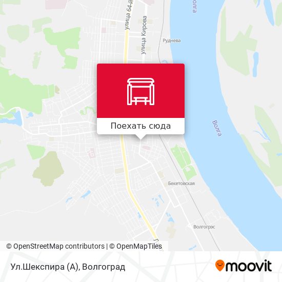 Карта Ул.Шекспира (А)