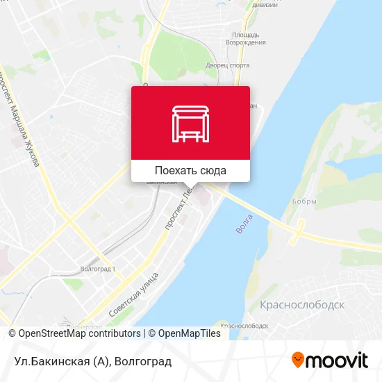 Карта Ул.Бакинская (А)