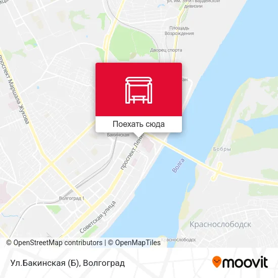Карта Ул.Бакинская
