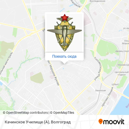 Карта Качинское Училище (А)
