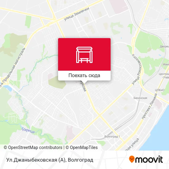 Карта Ул.Джаныбековская (А)