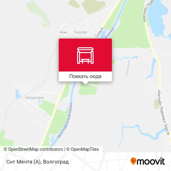 Карта Снт Мечта (А)