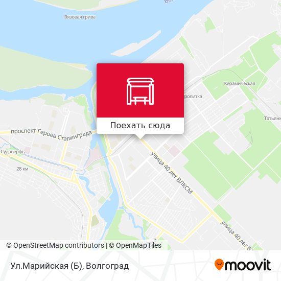 Карта Ул.Марийская (Б)