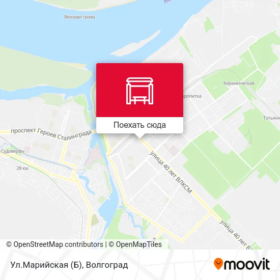 Карта Ул.Марийская (Б)