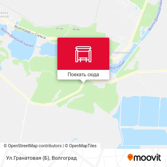 Карта Ул.Гранатовая (Б)