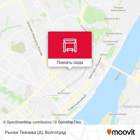 Карта Рынок Ткачева (А)