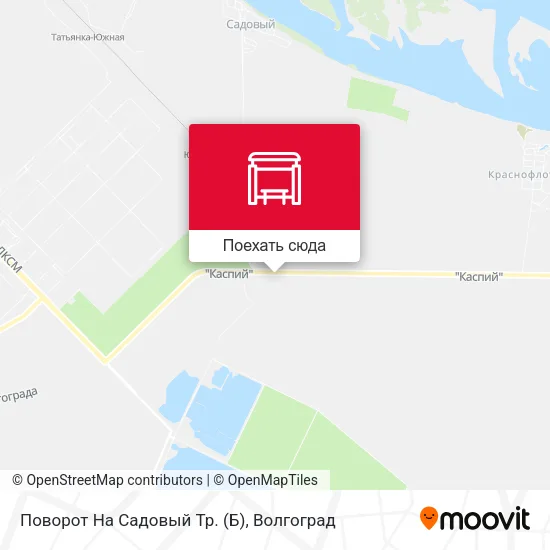 Карта Поворот На Садовый Тр. (Б)