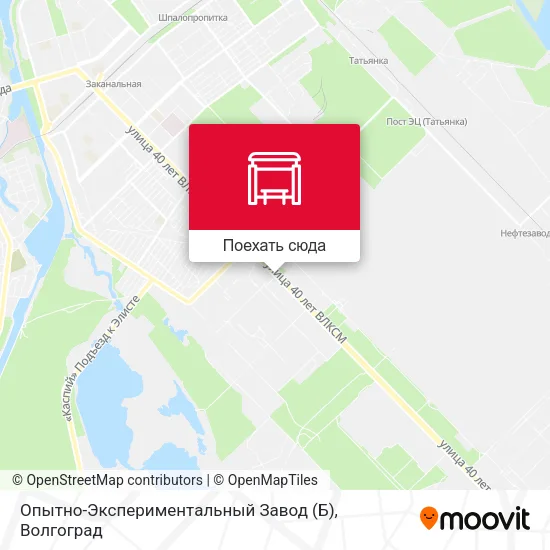 Карта Опытно-Экспериментальный Завод (Б)