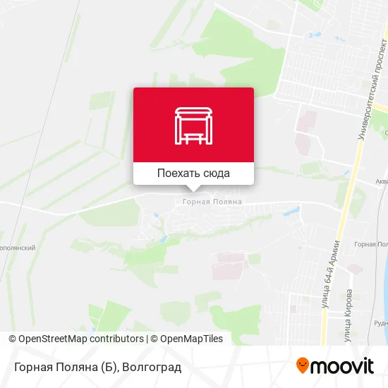 Карта Горная Поляна (Б)