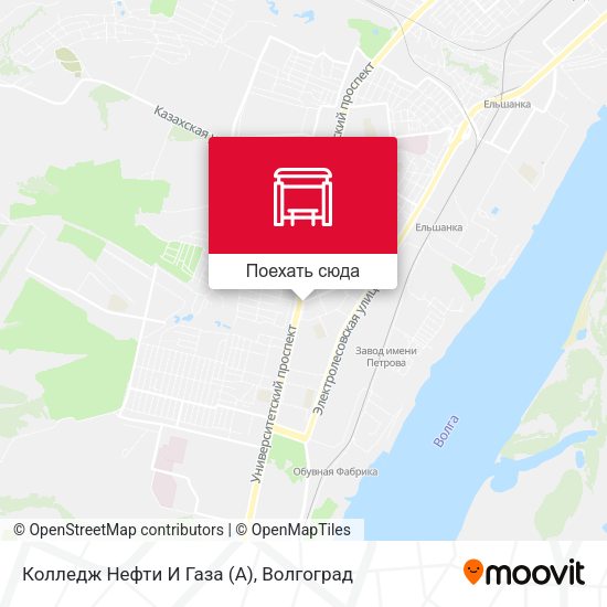 Карта Колледж Нефти И Газа (А)