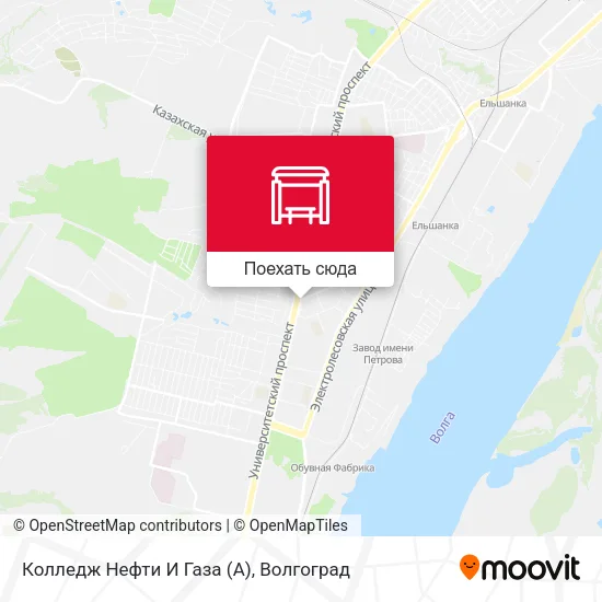 Карта Колледж Нефти И Газа (А)