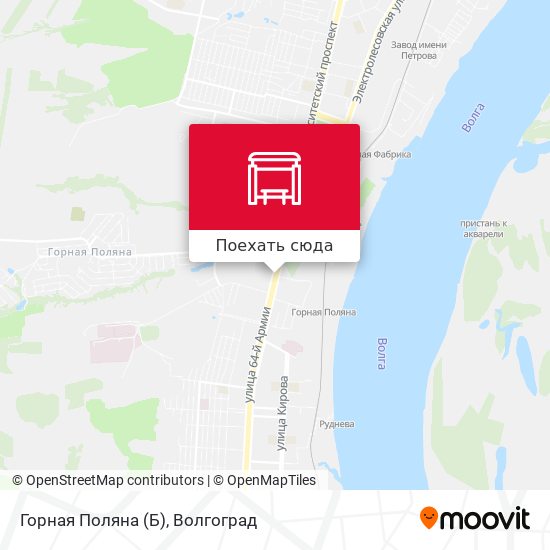 Карта Горная Поляна (Б)