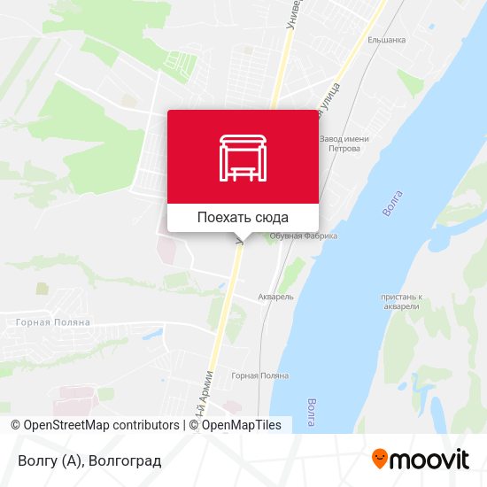Карта Волгу (А)
