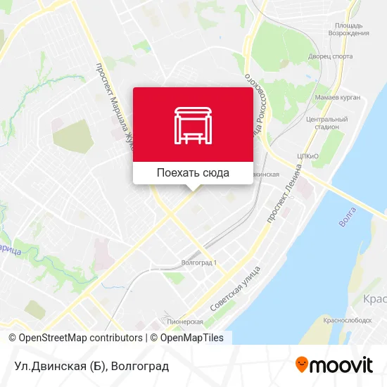 Карта Ул.Двинская (Б)