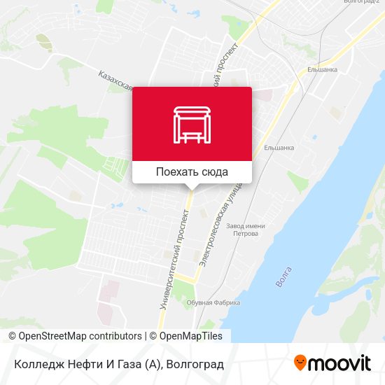 Карта Колледж Нефти И Газа (А)