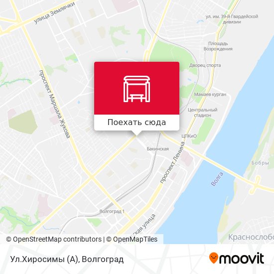 Карта Ул.Хиросимы (А)