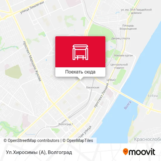 Карта Ул.Хиросимы (А)
