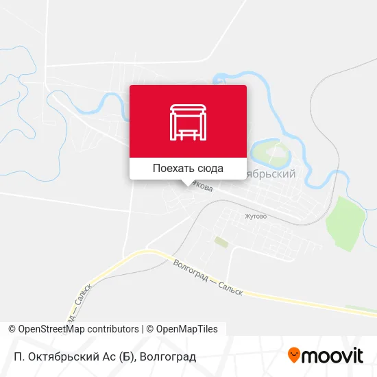 Карта П. Октябрьский Ас (Б)
