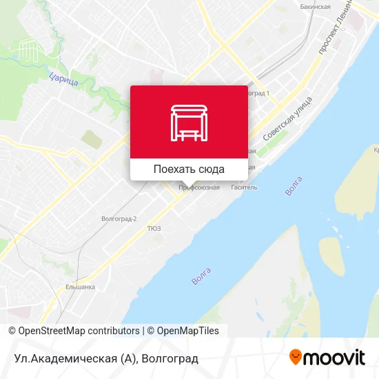 Карта Ул.Академическая