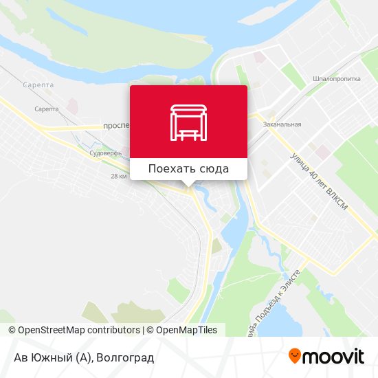 Карта Ав Южный