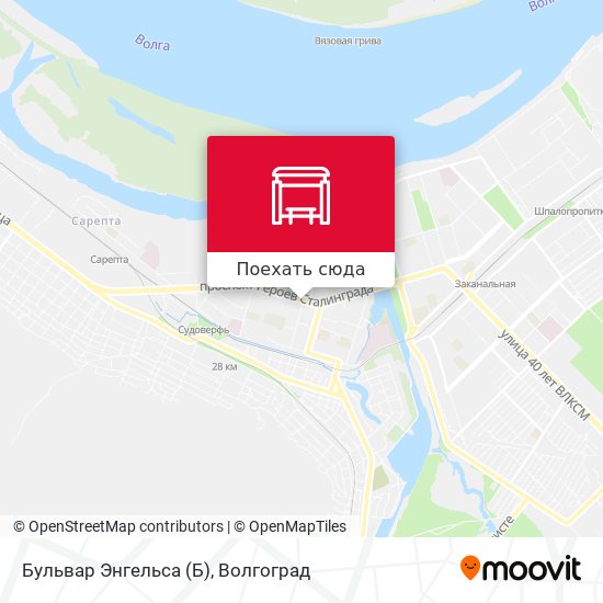 Карта Бульвар Энгельса
