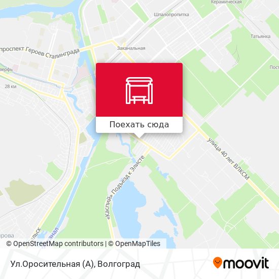 Карта Ул.Оросительная (А)