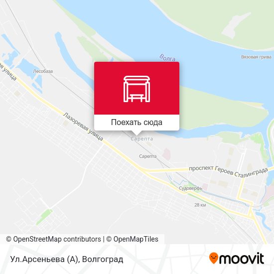 Карта Ул.Арсеньева