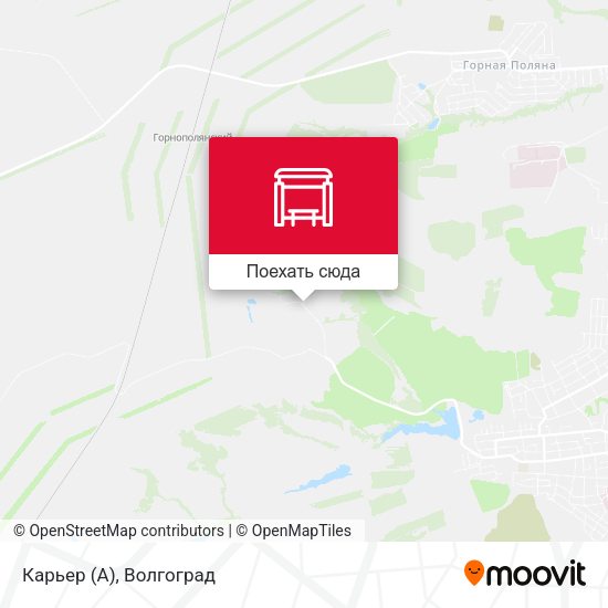 Карта Карьер (А)