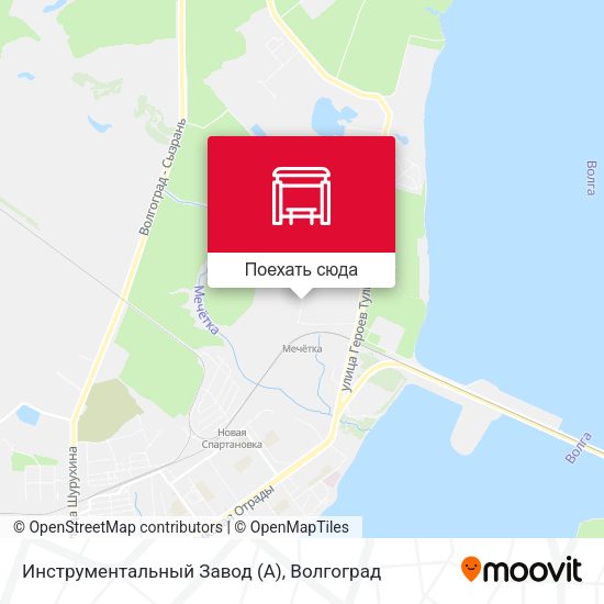 Карта Инструментальный Завод (А)