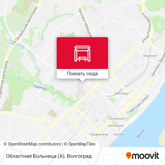 Карта Областная Больница (А)