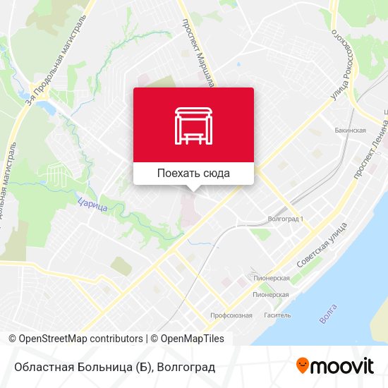 Карта Областная Больница