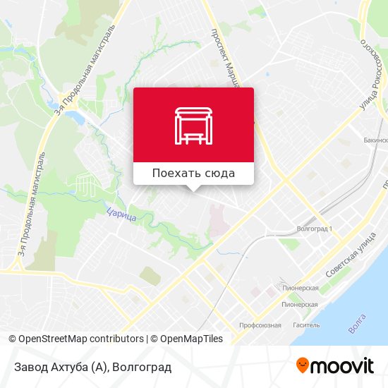 Карта Завод Ахтуба