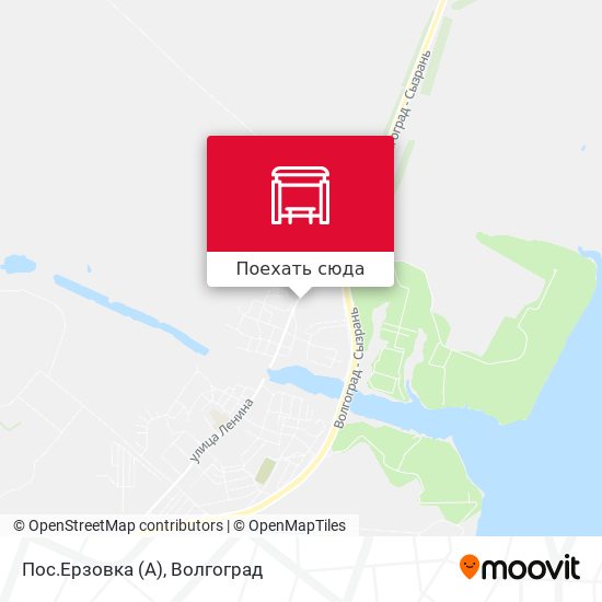 Карта Пос.Ерзовка (А)