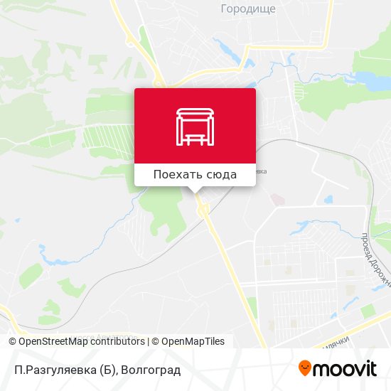 Карта П.Разгуляевка (Б)