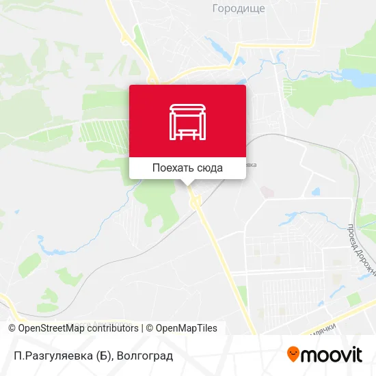 Карта П.Разгуляевка (Б)