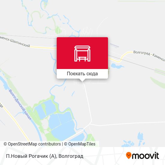 Карта П.Новый Рогачик (А)