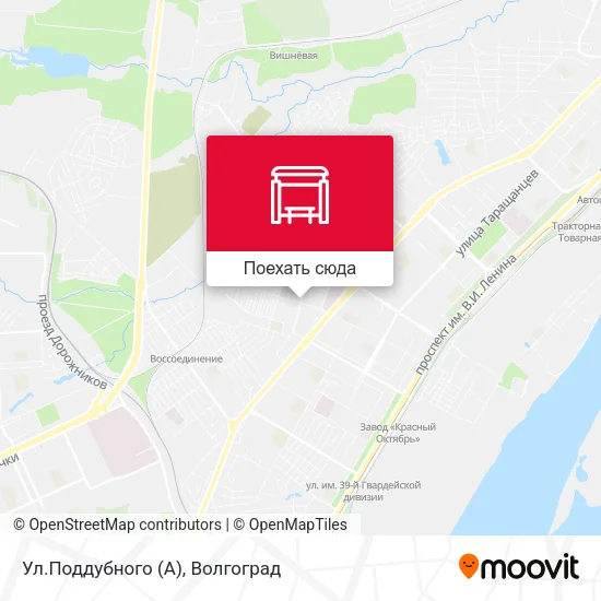 Карта Ул.Поддубного (А)