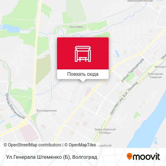 Карта Ул.Генерала Штеменко (Б)