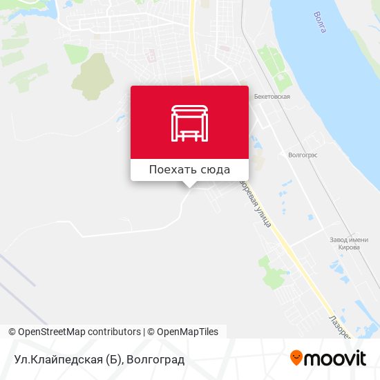 Карта Ул.Клайпедская (Б)