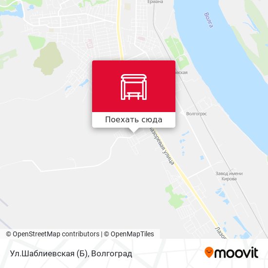 Карта Ул.Шаблиевская (Б)