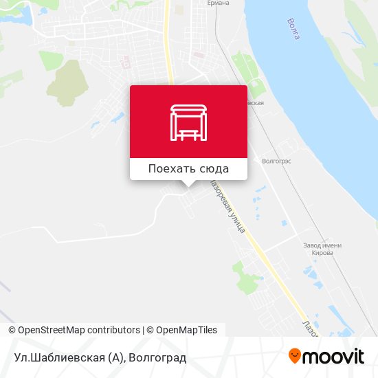 Карта Ул.Шаблиевская (А)