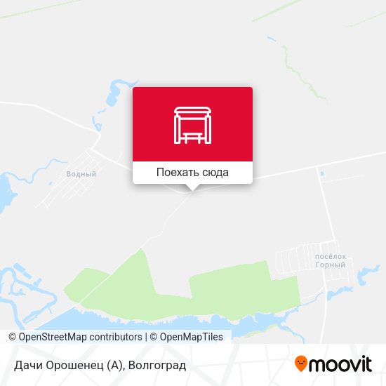 Карта Дачи Орошенец (А)