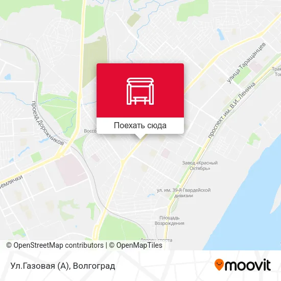 Карта Ул.Газовая (А)