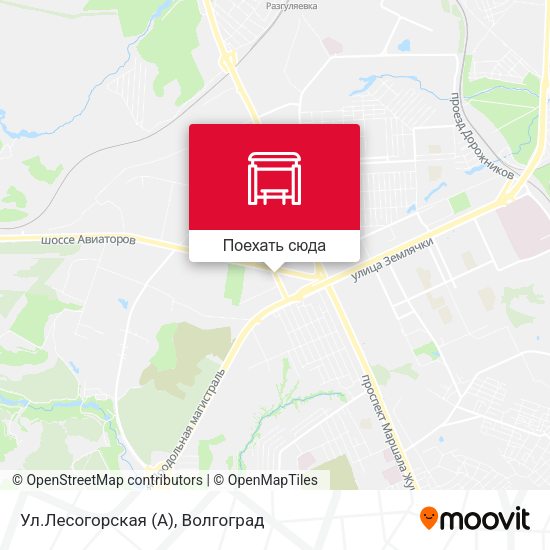 Карта Ул.Лесогорская (А)