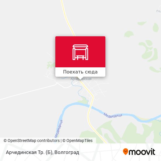 Карта Арчединская Тр. (Б)