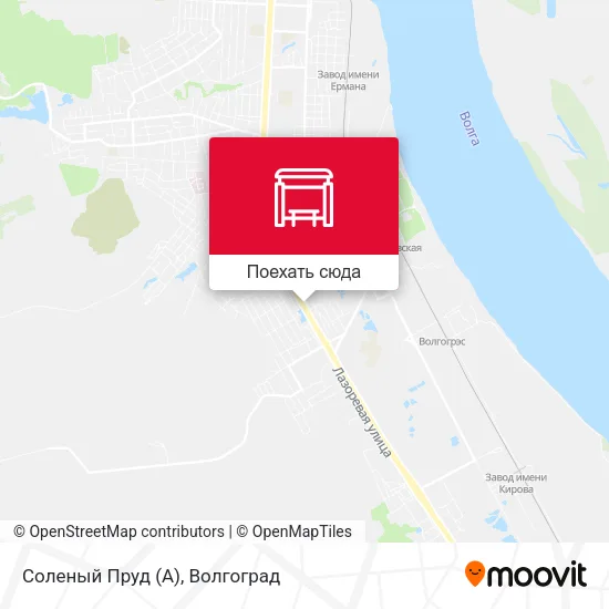 Карта Соленый Пруд (А)