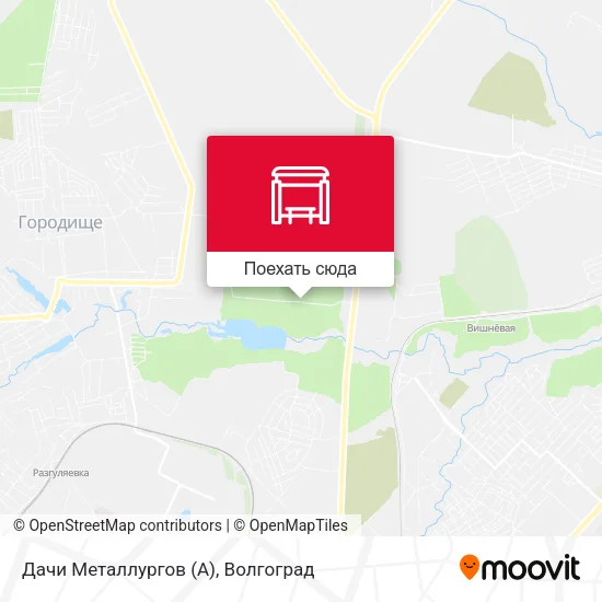 Карта Дачи Металлургов (А)